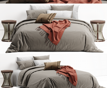 Modern Double Bed-ID:364167937