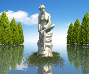Modern Sculpture Sketch-ID:332437998