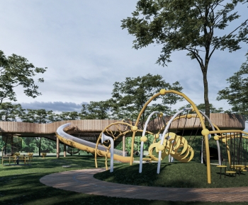 Modern Park Landscape-ID:106977945