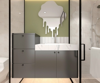 Modern Bathroom Cabinet-ID:563343054