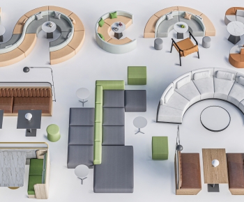 Modern Card Seat Sofa-ID:739305023