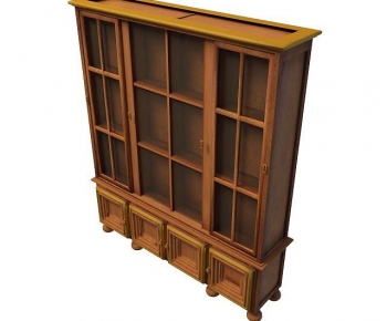 Simple European Style Wine Cabinet-ID:110694896