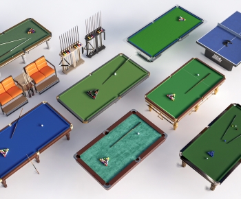Modern Pool Table-ID:367312911