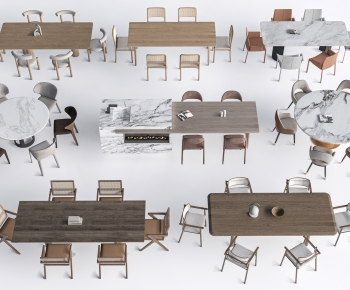 Modern Dining Table And Chairs-ID:670278071