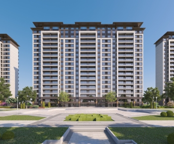 New Chinese Style Residential Building-ID:732728967