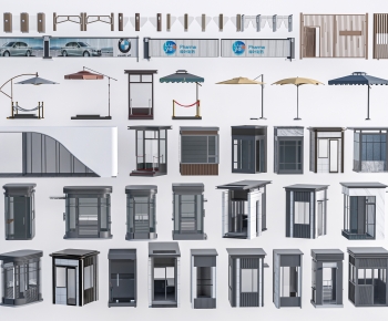 Modern Security Booth-ID:641732931