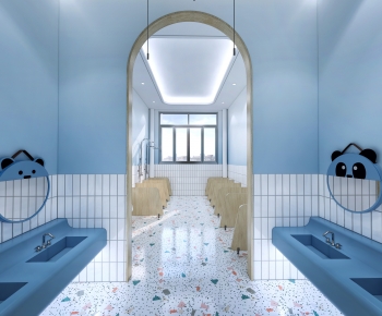 Modern Children's Restroom-ID:587862013