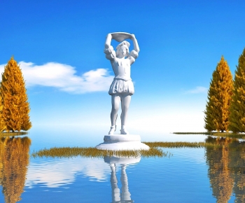 European Style Sculpture Sketch-ID:235835088