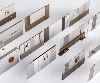 Modern TV Wall-ID:738866093