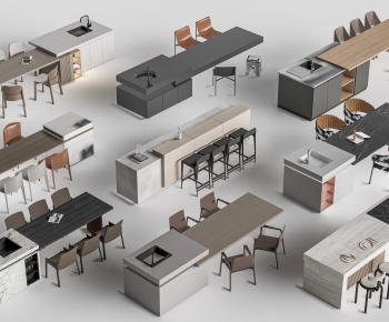 Modern Dining Table And Chairs-ID:556921016