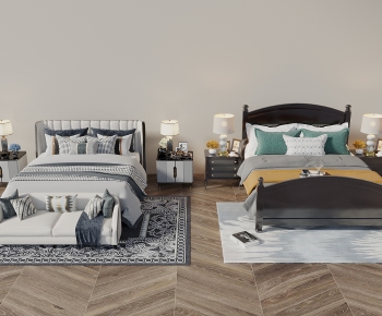 American Style Double Bed-ID:302032954