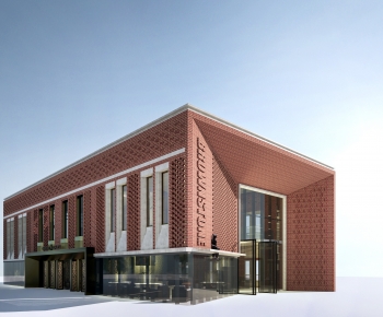 Modern Appearance Of Commercial Building-ID:845372922