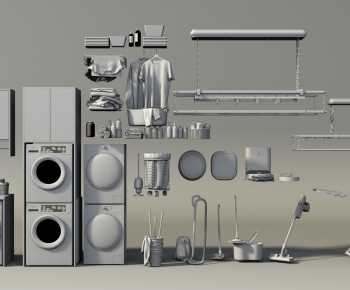 Modern Laundry Cabinet-ID:771215926