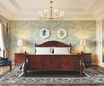 American Style Bedroom-ID:686085944
