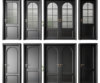 French Style Single Door-ID:495280034