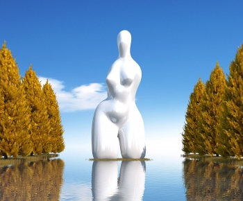 Modern Sculpture Sketch-ID:342437981