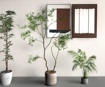 Modern Ground Green Plant Potted Plants-ID:915980348