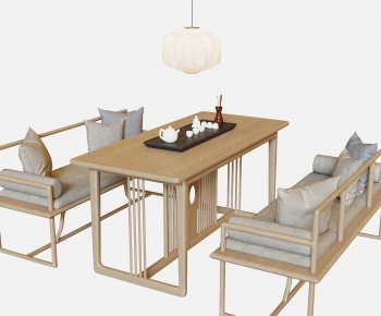 New Chinese Style Tea Tables And Chairs-ID:770894059