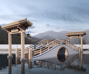 Chinese Style Bridge-ID:556900982