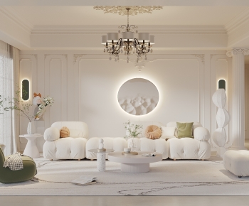 French Style A Living Room-ID:184797052