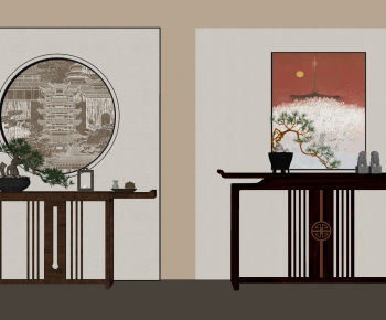 新中式端景台组合-ID:508157014