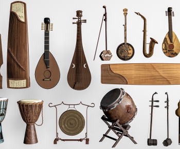 New Chinese Style Chinese Style Music Equipment-ID:283557894