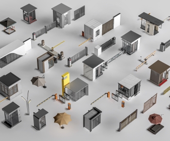 Modern Security Booth-ID:957484018