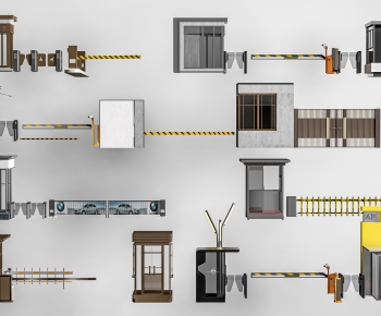 Modern Security Booth-ID:923533926