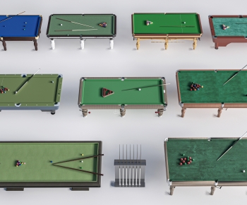 Modern Pool Table-ID:987183094