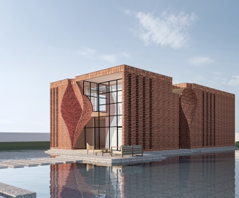 Modern Appearance Of Commercial Building-ID:123670188