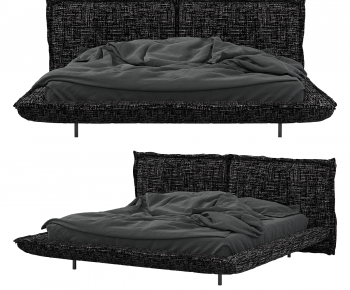 Modern Double Bed-ID:752897989