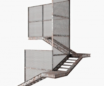 Industrial Style Staircase-ID:374593025