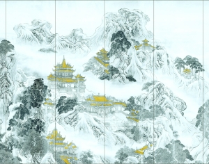 新中式壁纸壁画-ID:761120086