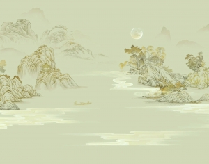 新中式壁纸壁画-ID:761547093