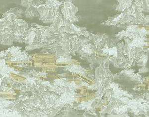 新中式壁纸壁画-ID:632919074