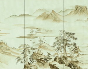 新中式壁纸壁画-ID:246649985