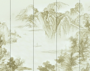 新中式壁纸壁画-ID:993697882