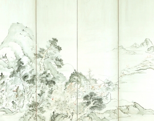 新中式壁纸壁画-ID:224473951