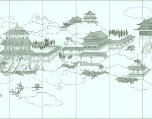 新中式壁纸壁画-ID:830842026