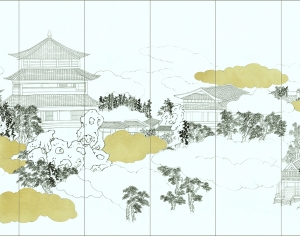 新中式壁纸壁画-ID:778438094