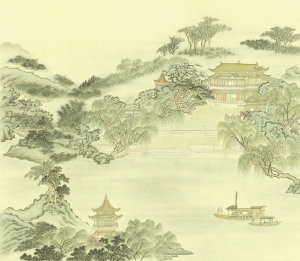 新中式壁纸壁画-ID:770458948