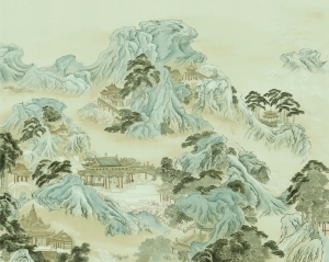 新中式壁纸壁画-ID:482742074