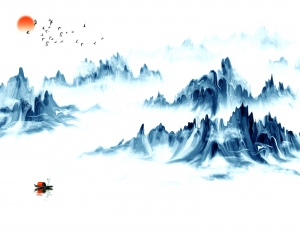 新中式壁纸壁画-ID:730569498