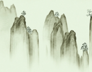 新中式壁纸壁画-ID:294614086