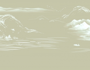 新中式壁纸壁画-ID:110528954