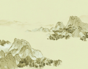 新中式壁纸壁画-ID:142638926