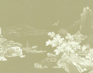 新中式壁纸壁画-ID:563262943