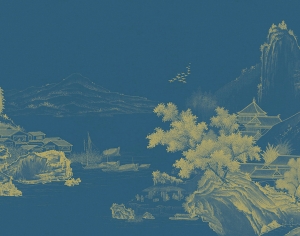 新中式壁纸壁画-ID:720911988