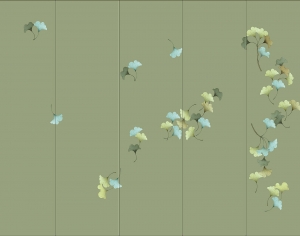 新中式花鸟壁纸-ID:446682932