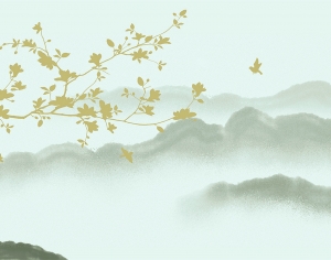 中式壁纸-ID:876744034